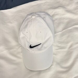 Nike White Cap with Black Logo